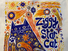 Ziggy Star Cat cotton tea-towel