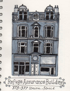 Original Drawings of buildings on Union Street, Aberdeen