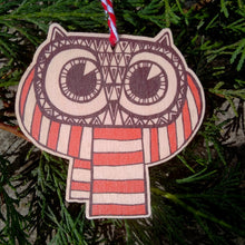 SALE - Owl wooden decoration