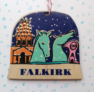 Falkirk snow globe decoration