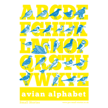 セール - Avian Alphabet コットン ティータオル