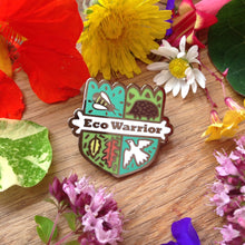 Eco Warrior pin badge