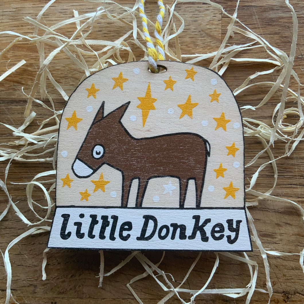 SALE - Little Donkey decoration