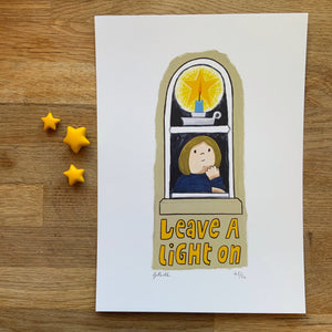 Leave a light on print