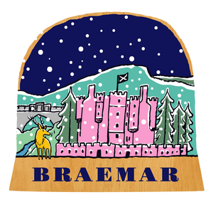 Braemar snow globe decoration