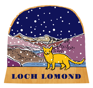 Loch Lomond snow globe decoration