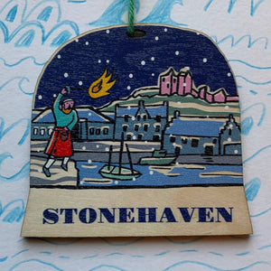Stonehaven snow globe decoration